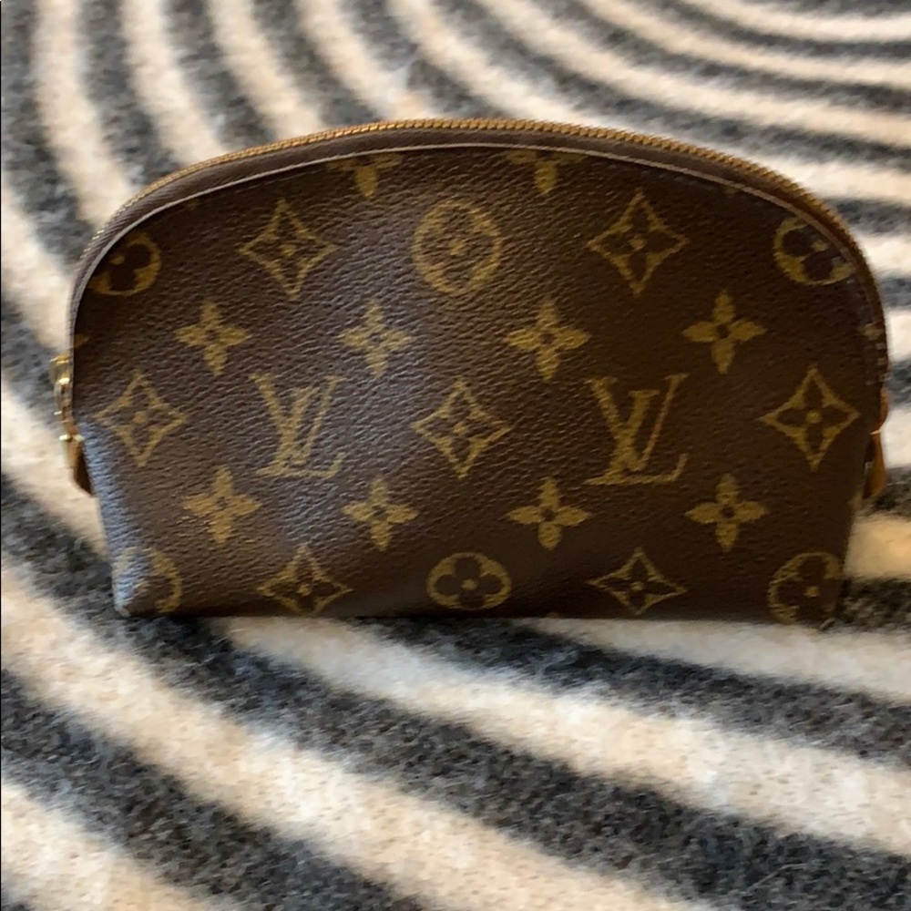 Louis Vuitton cosmetic case.